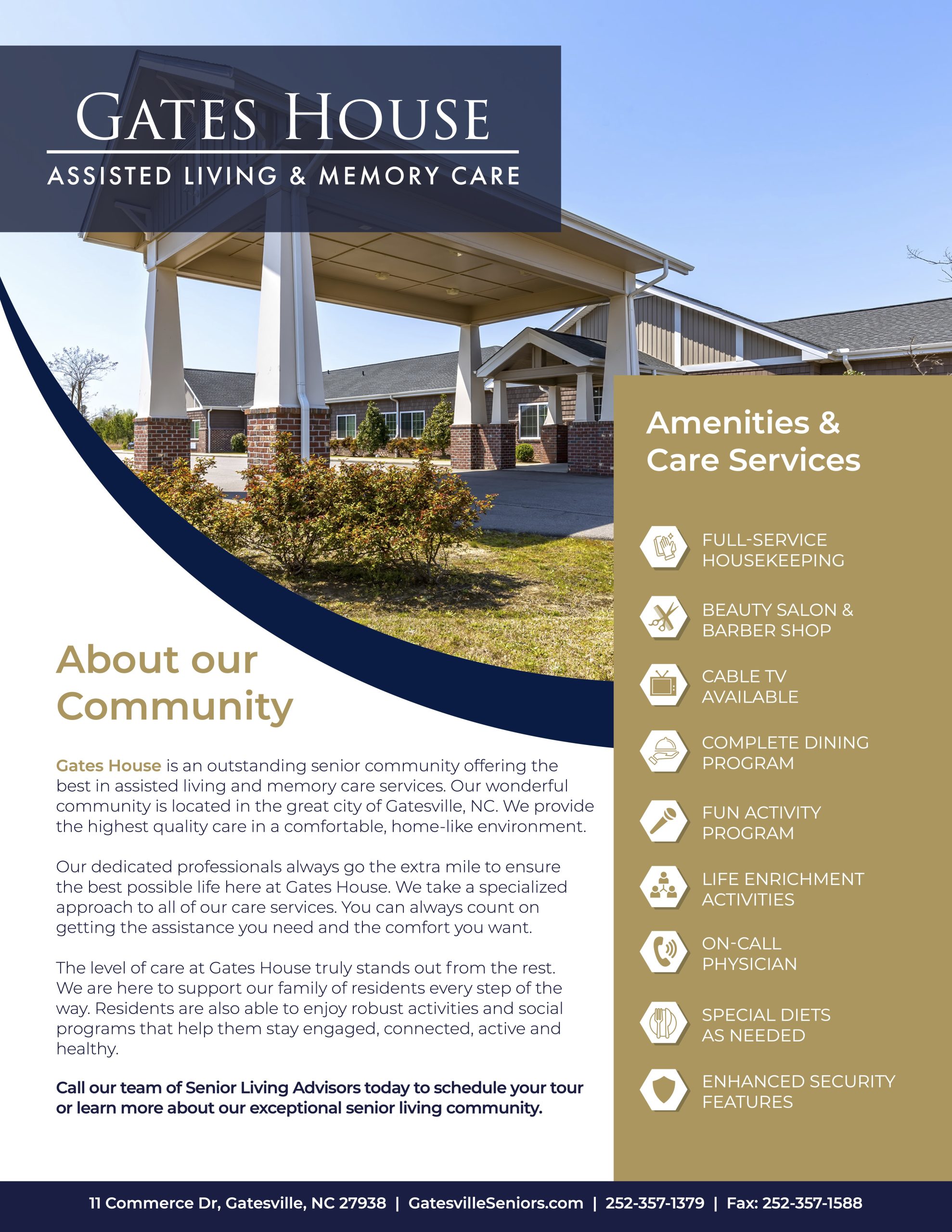 Gates House- About our Services